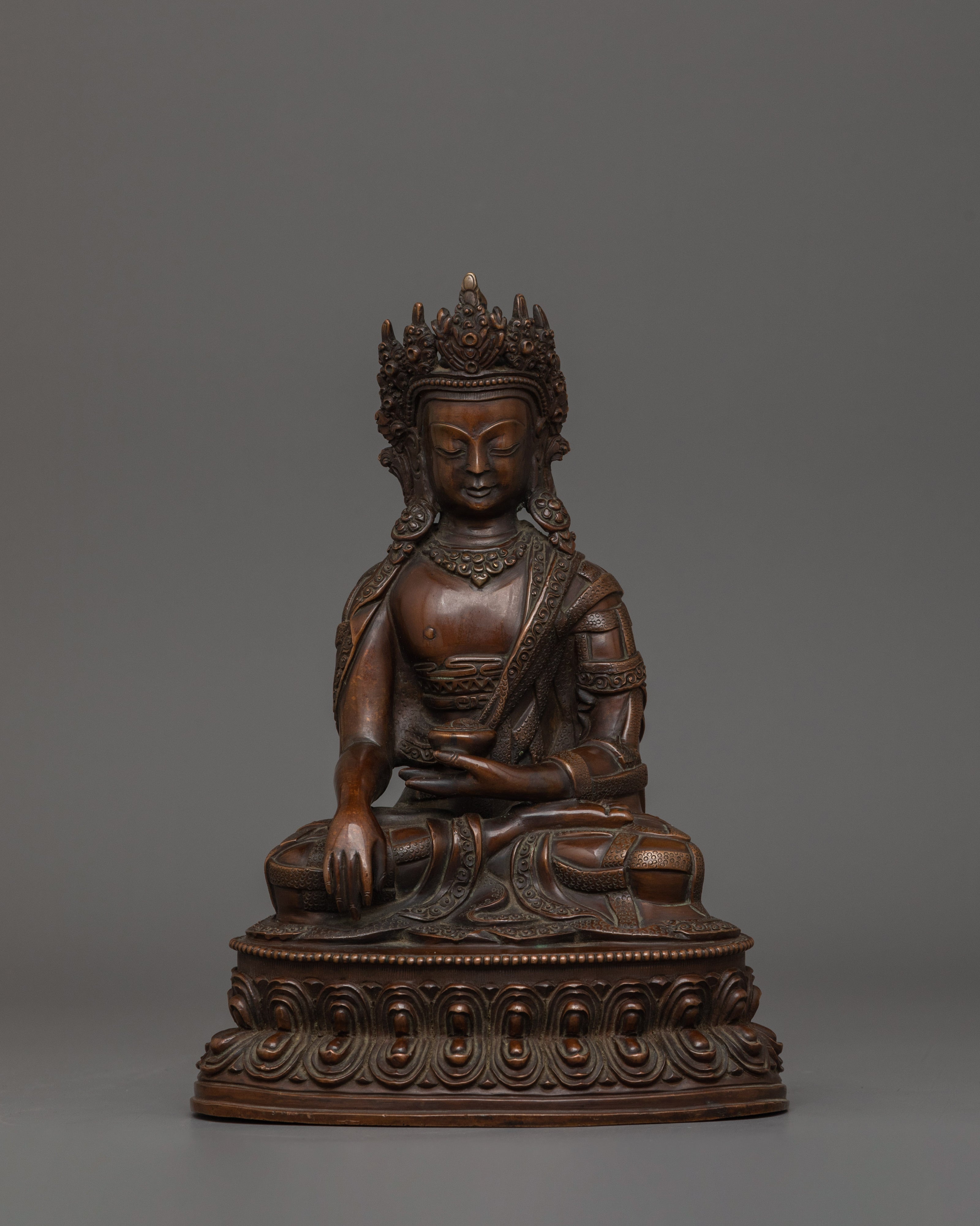 handmade-statue-of-crown-shakyamuni-buddha