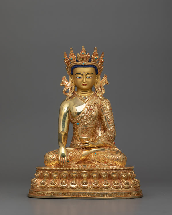 handmade-crown-shakyamuni-buddha-figurine
