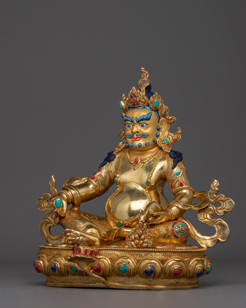 Dzambhala Deity of Wealth Statue | Lord of Treasure