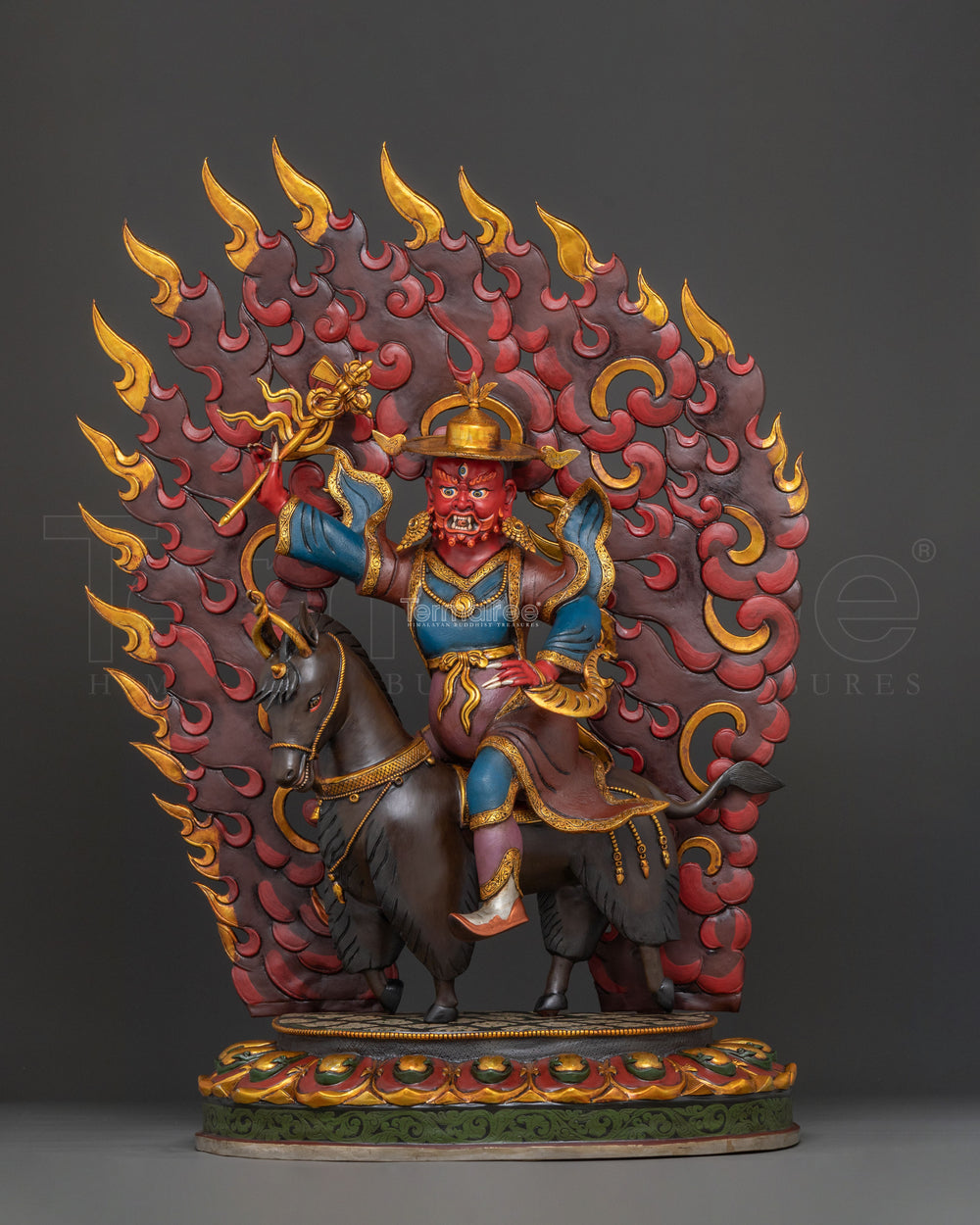 Damchen Garwai Nagpo: Tibetan Wrathful Protector Deity