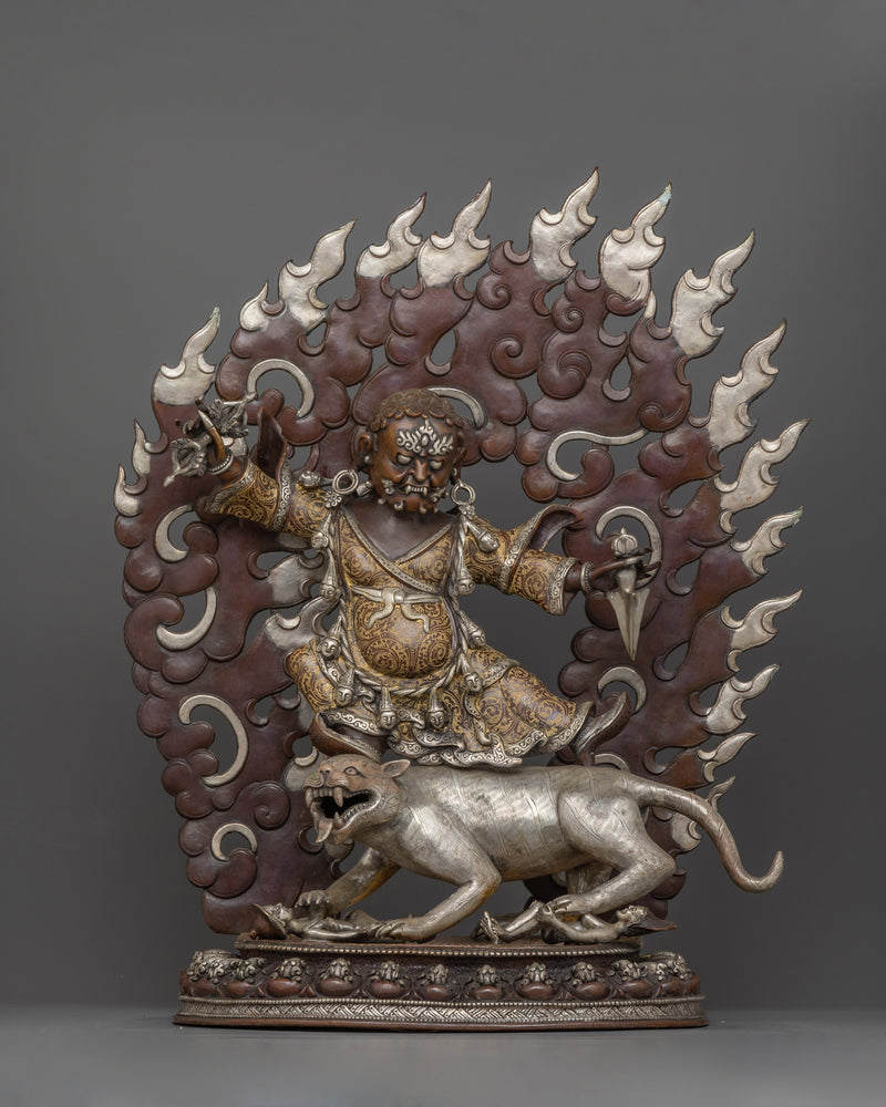 Wrathful Dorje Drollo Sculpture