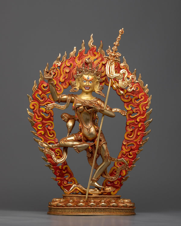 Dorje Phagmo Golden Statue 