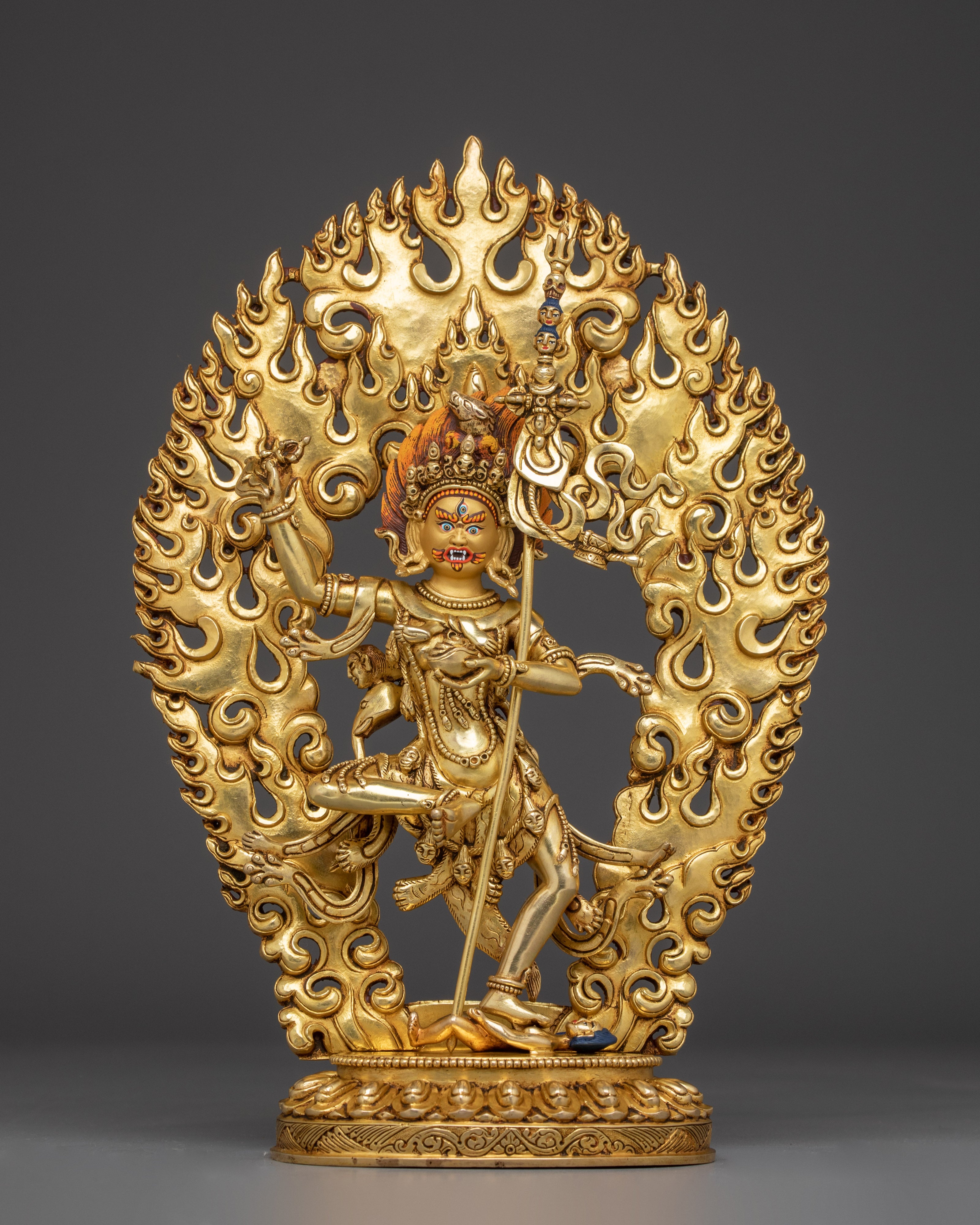 Handmade Troma Nagmo Statue: Tibetan Tantric Yogini