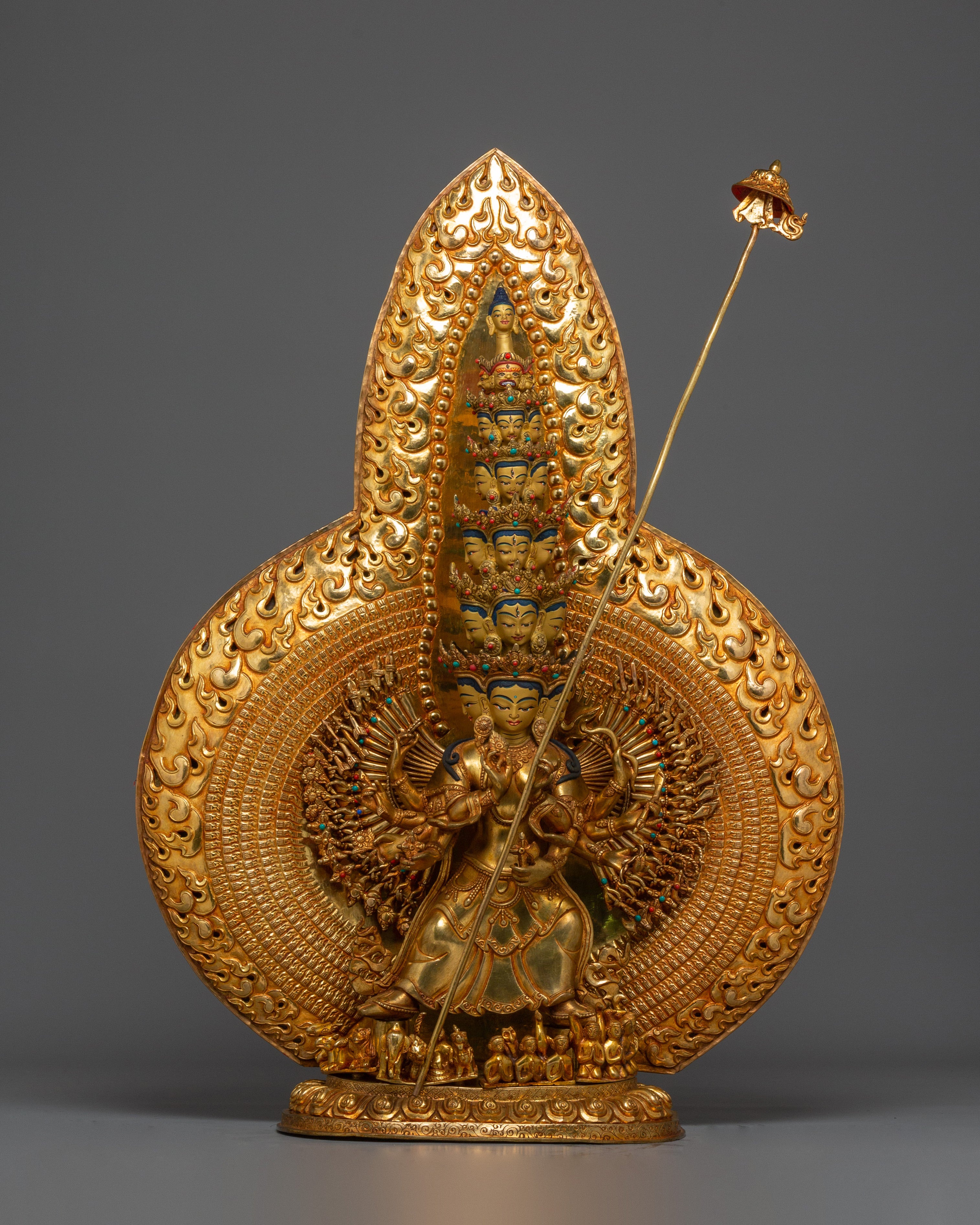 1000 Armed Dukar Statue: White Parasol Deity
