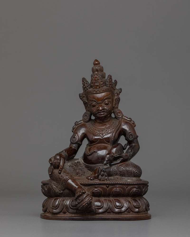 Handmade Small Dzambhala Statue  |  The Buddhist God of Wealth and Prosperity