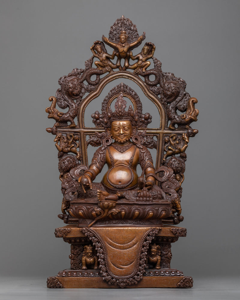 dzambhala-on grand throne