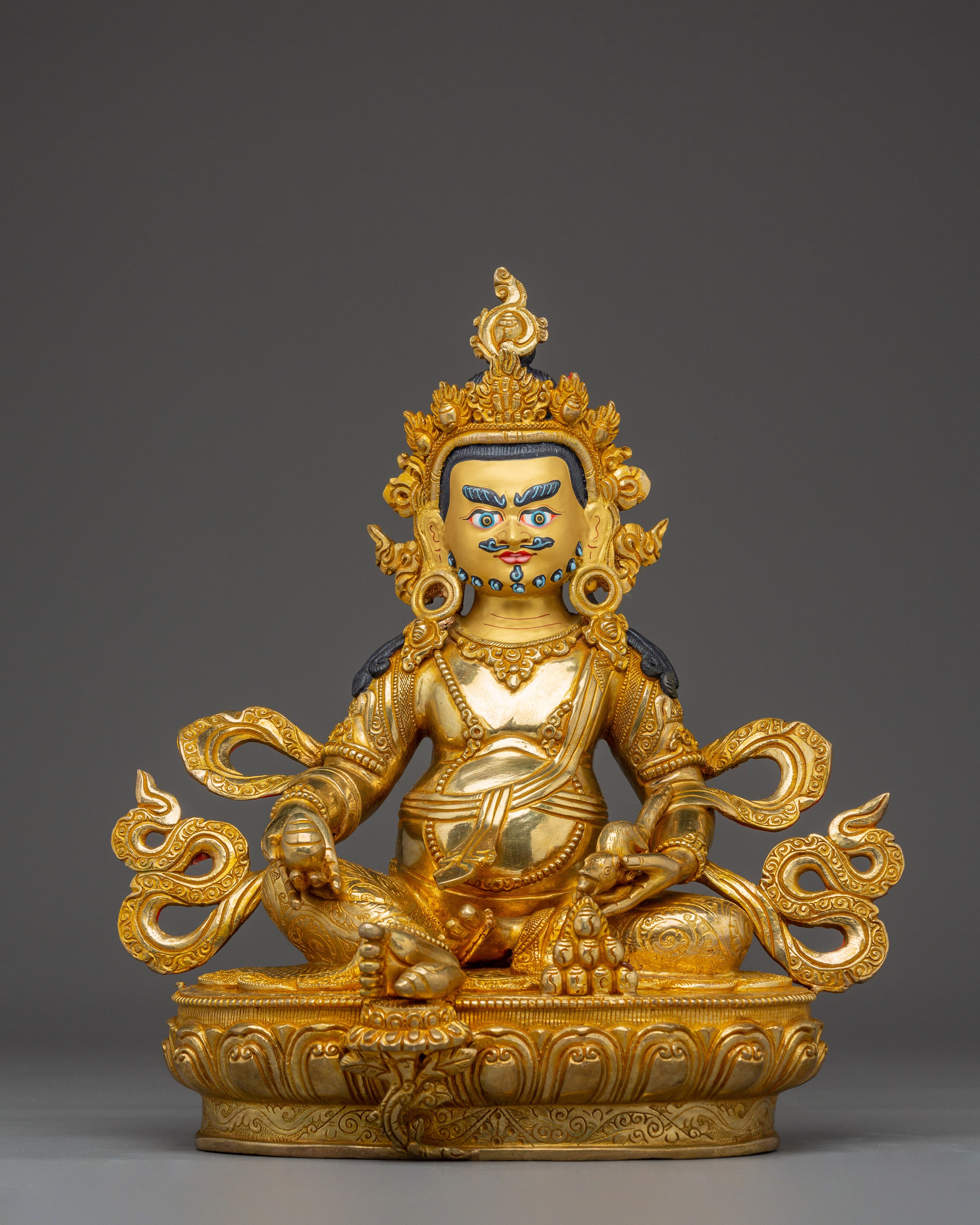 Dzambhala Statue: Deity of Wealth 