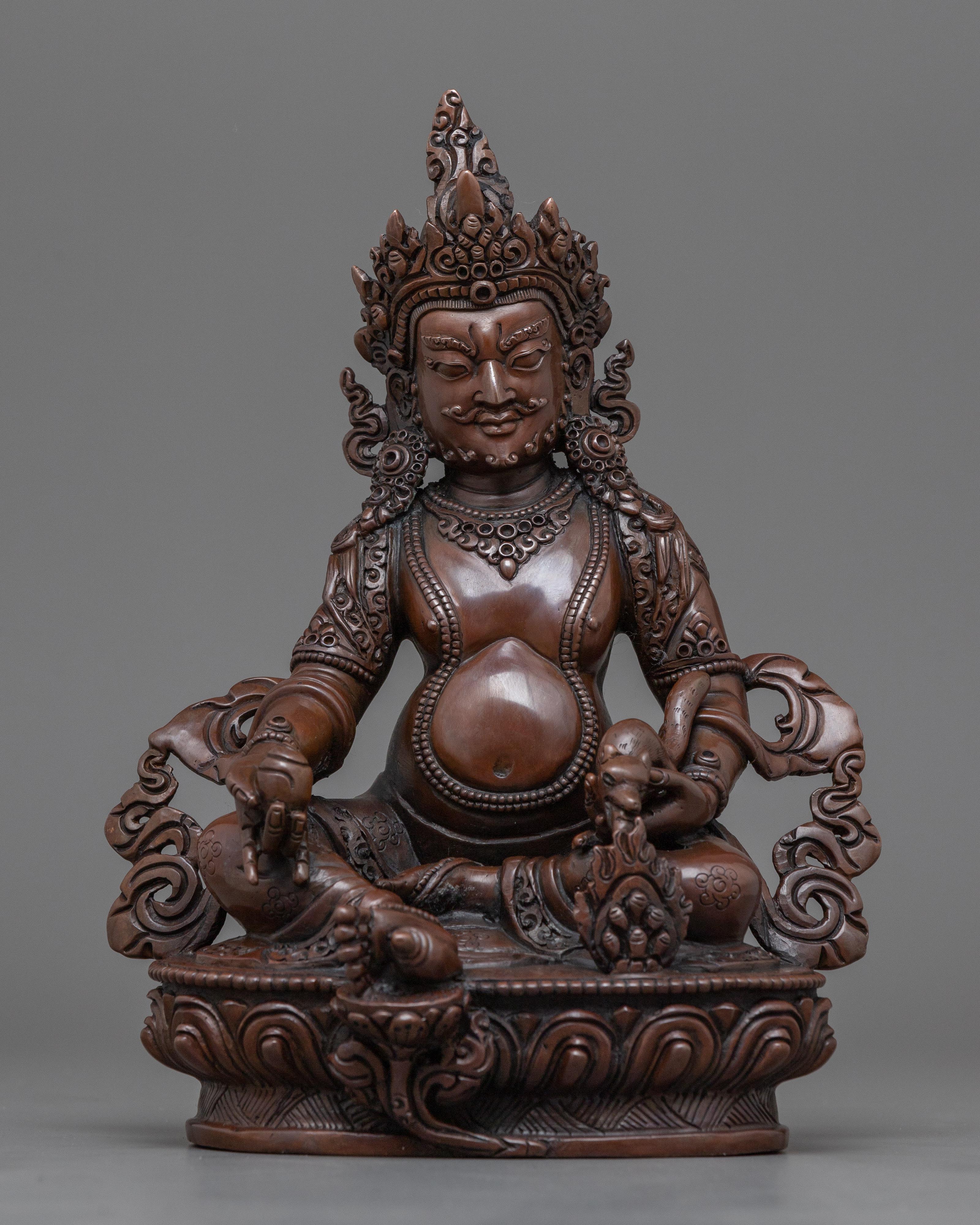 yellow-dzambhala-practice-statue