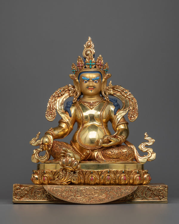 yellow-dzambhala-buddhist-statue