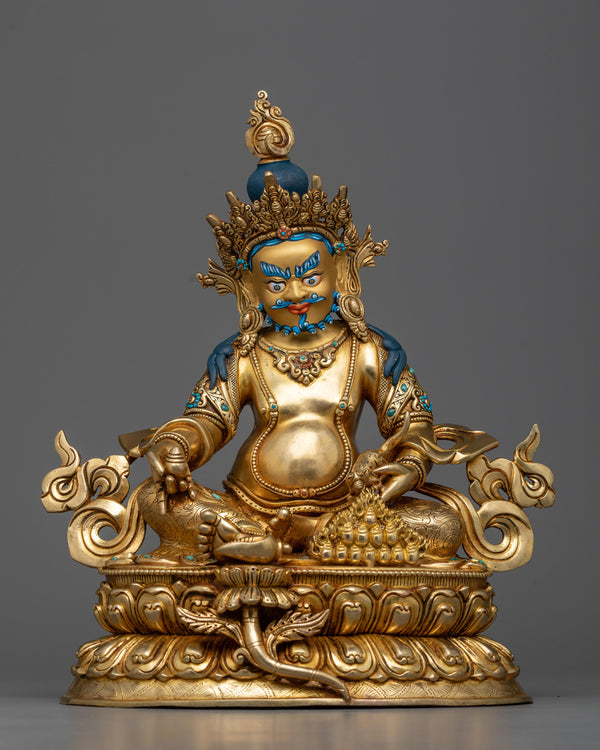 Buddhist Wealth Deity Dzambhala Statue