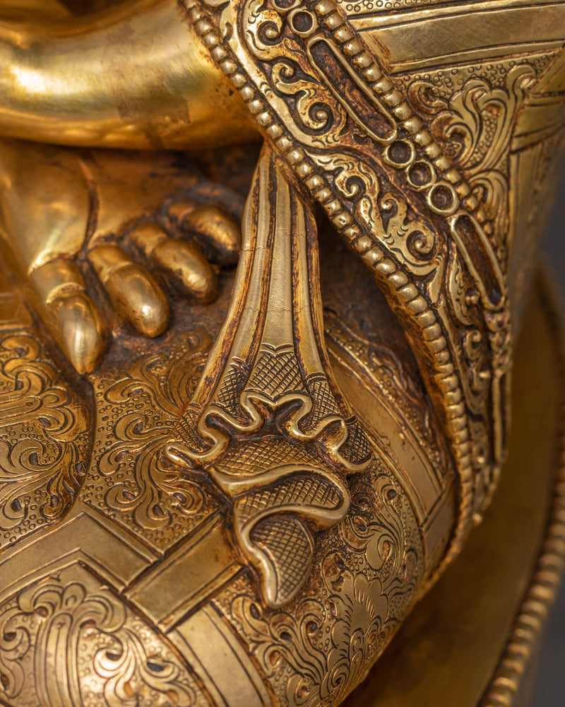 Tibetan Statue of Medicine Buddha | Also known as Bhaiṣajyaguru
