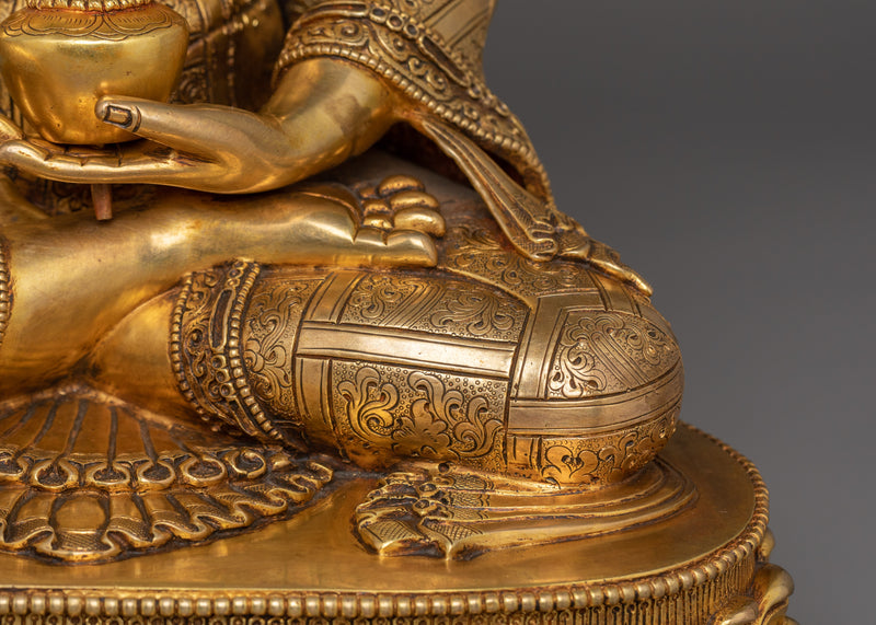 Tibetan Statue of Medicine Buddha | Also known as Bhaiṣajyaguru