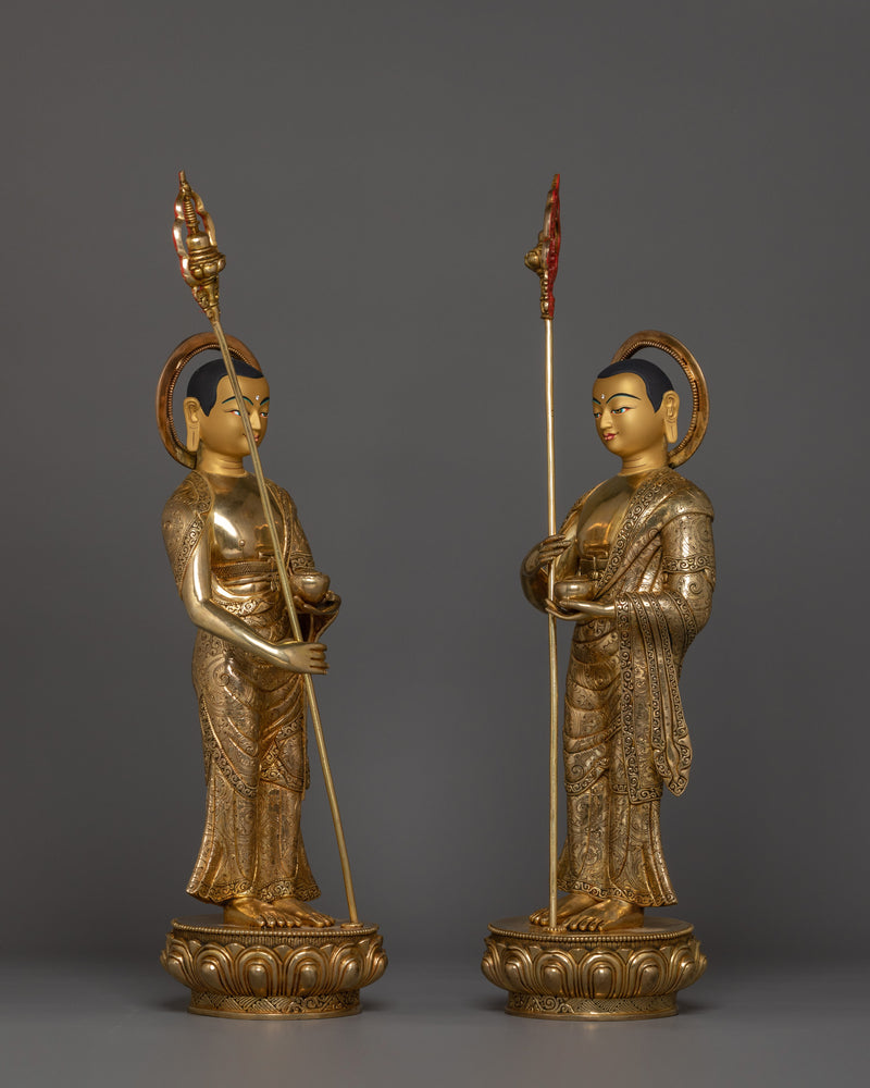 Statue Disciples of Shakyamuni Buddha | A Divine Circle of Dharma and Compassion