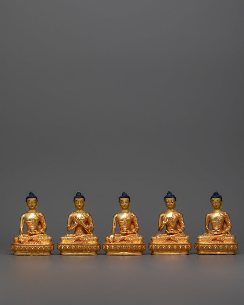 machine-made-five-buddha-set