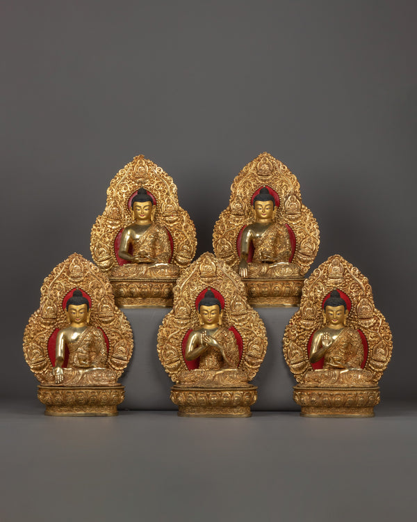 Historical Five Buddha Set