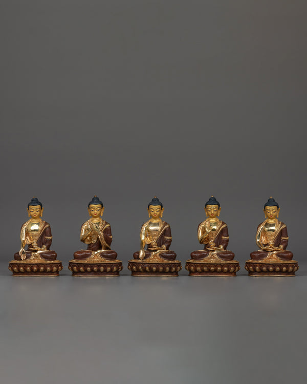 five-buddha-statue-set