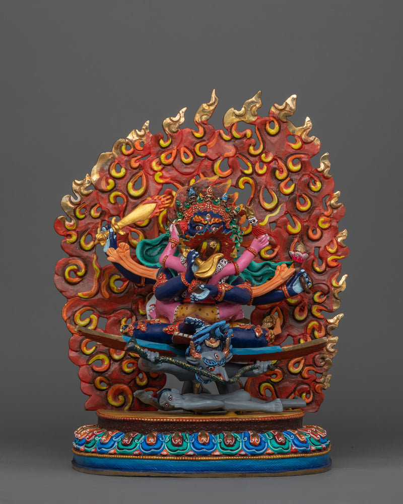 himalayan-statue-of-four-armed-mahakala