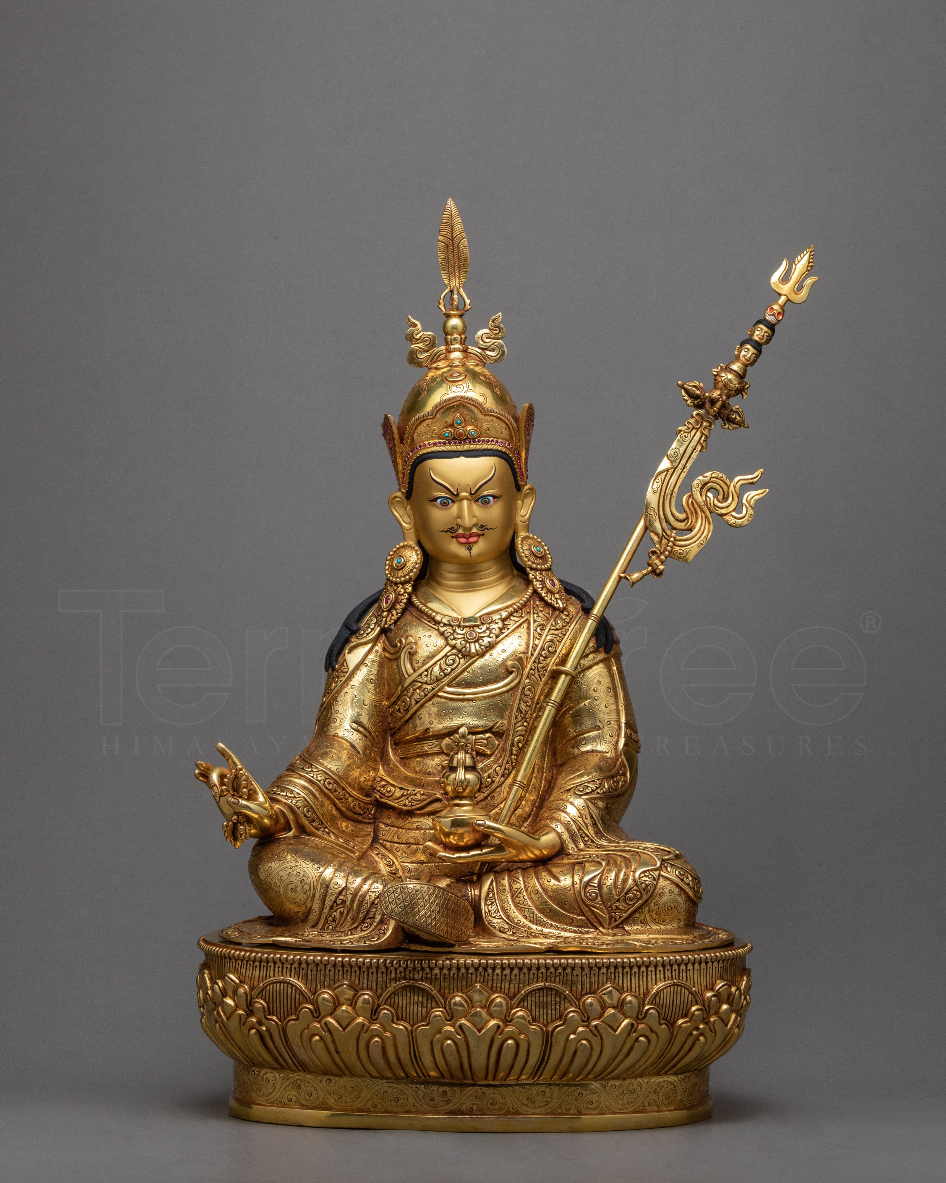 Buddha Padmasambhava |  Buddhist Artwork Statue | The Lotus Born Master