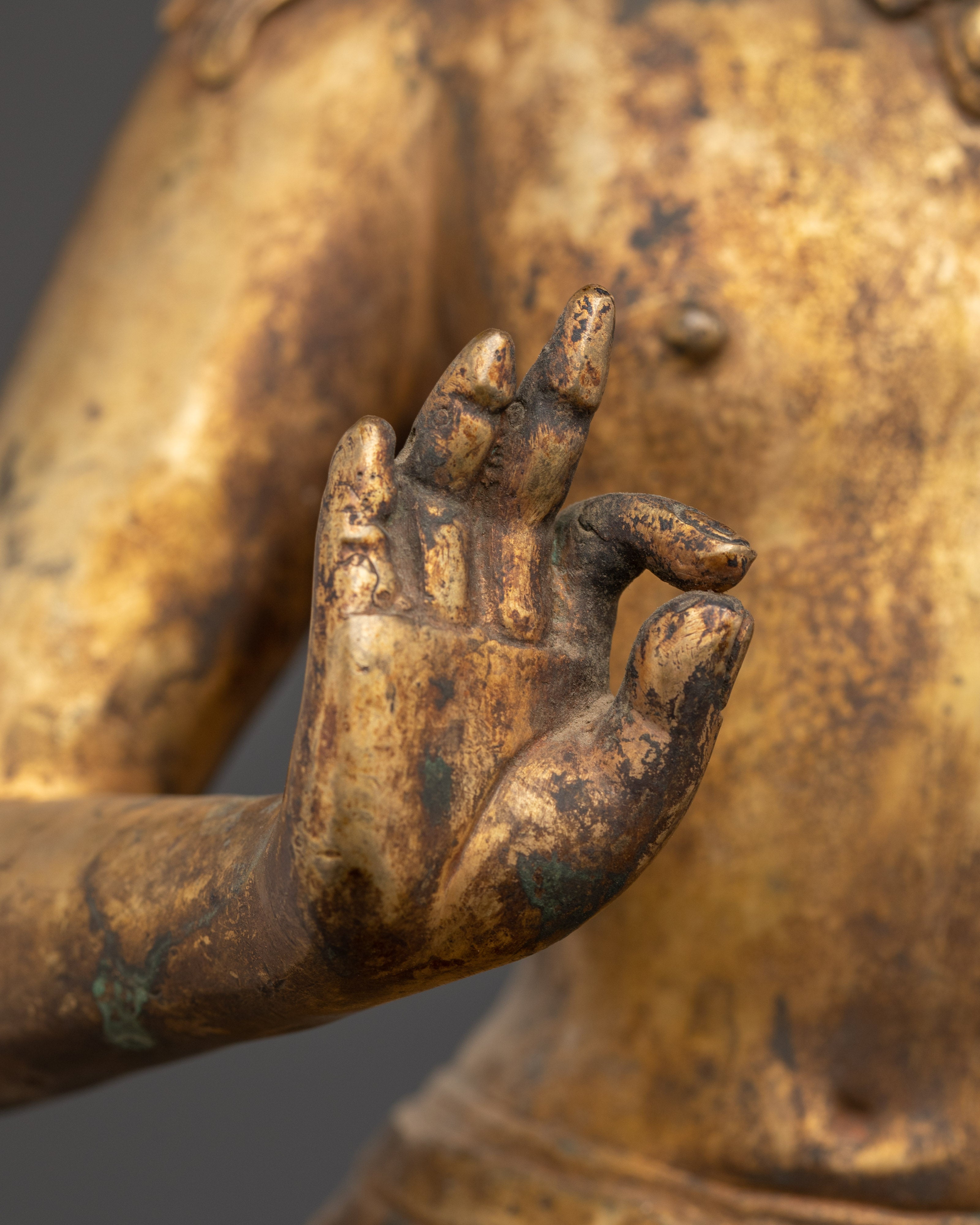 Lokeshwor, Bodhisattva of Compassion | Handcrafted Himalayan Sculpture