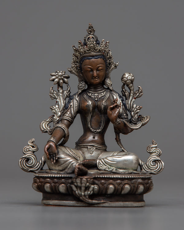 small-statue of green-tara