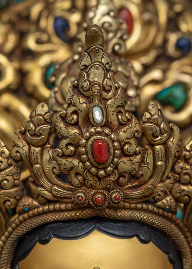 Mastercrafted Mother, Green Tara Statue | Experience Divine Compassion