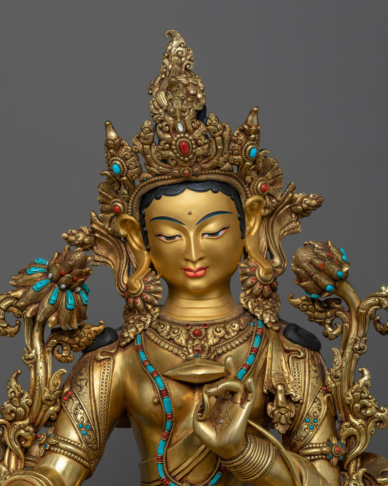 mother-green-tara-copper-statue