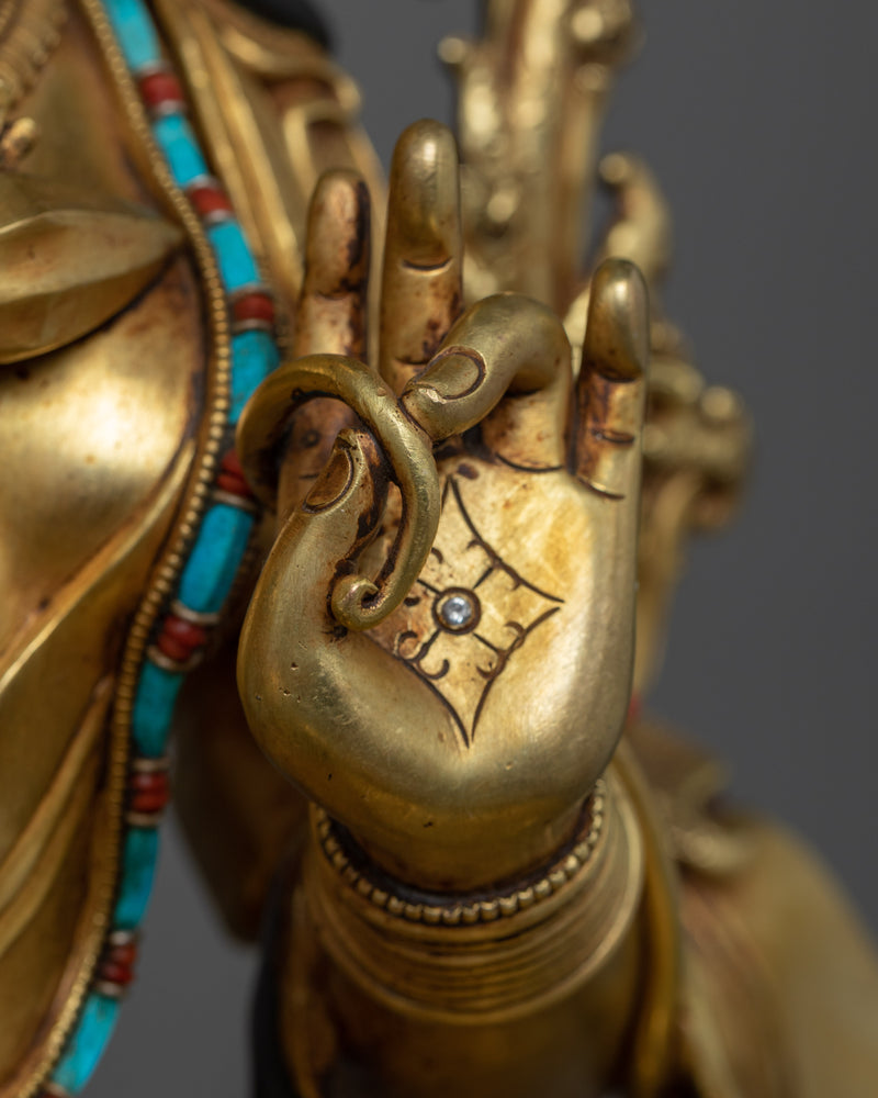 Mastercrafted Mother, Green Tara Statue | Experience Divine Compassion