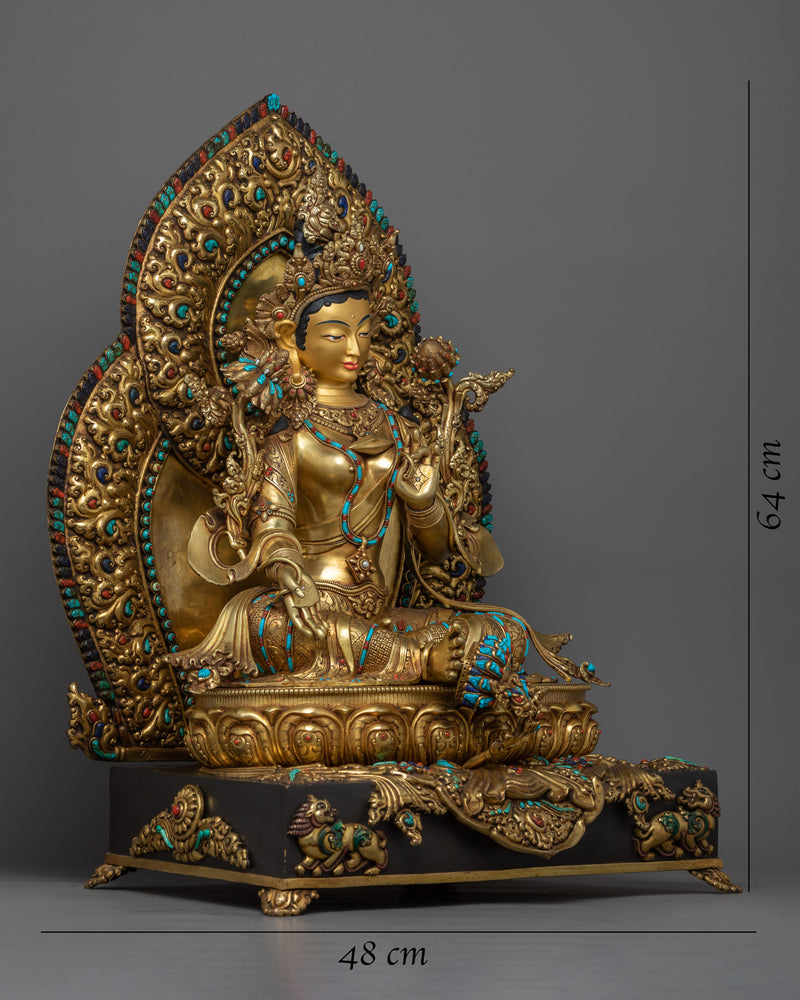 mother-green-tara-copper-statue