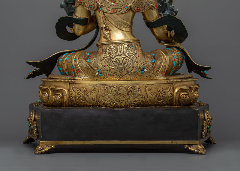 Mastercrafted Mother, Green Tara Statue | Experience Divine Compassion