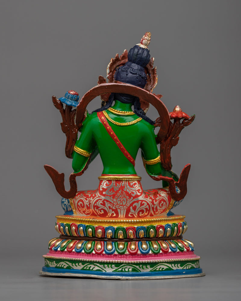 Our Green Tara Statue Nepal Made | The Swift Goddess of Compassion