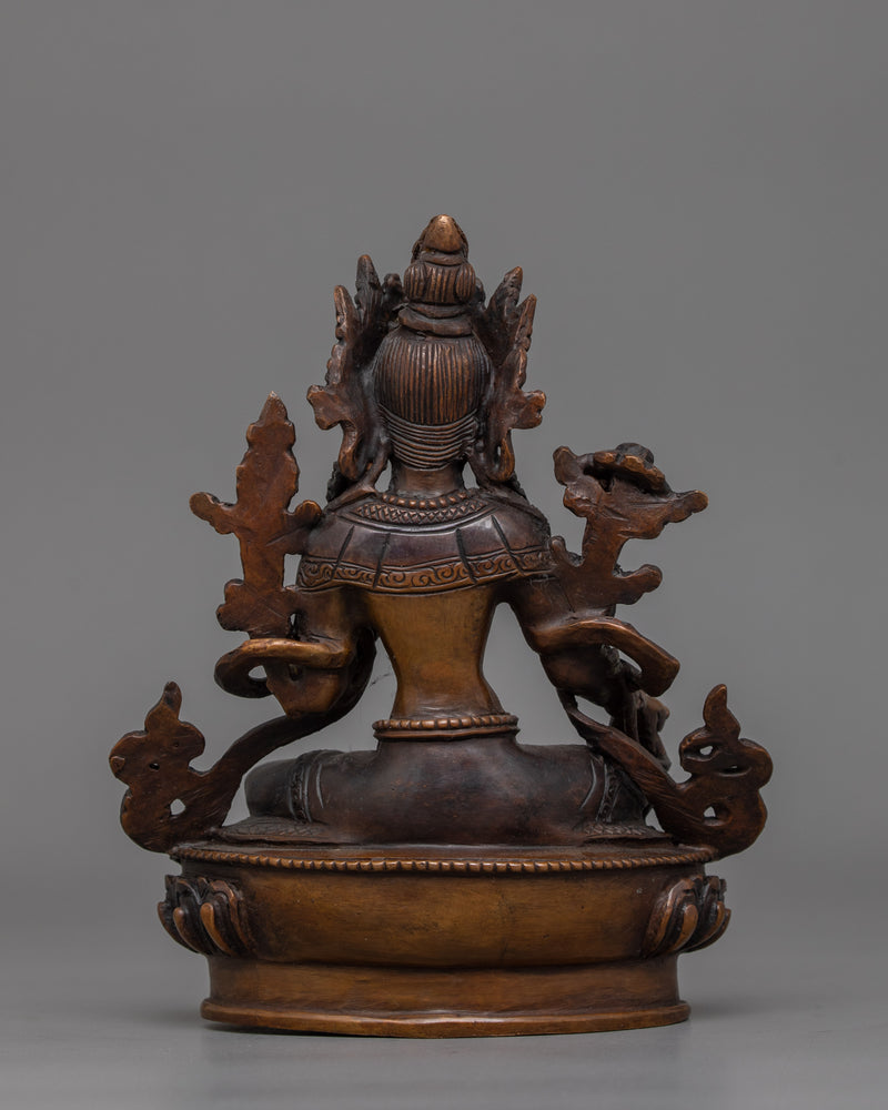 Buddhist Deity Green Tara Figurine | The Enlightened Being of Compassion