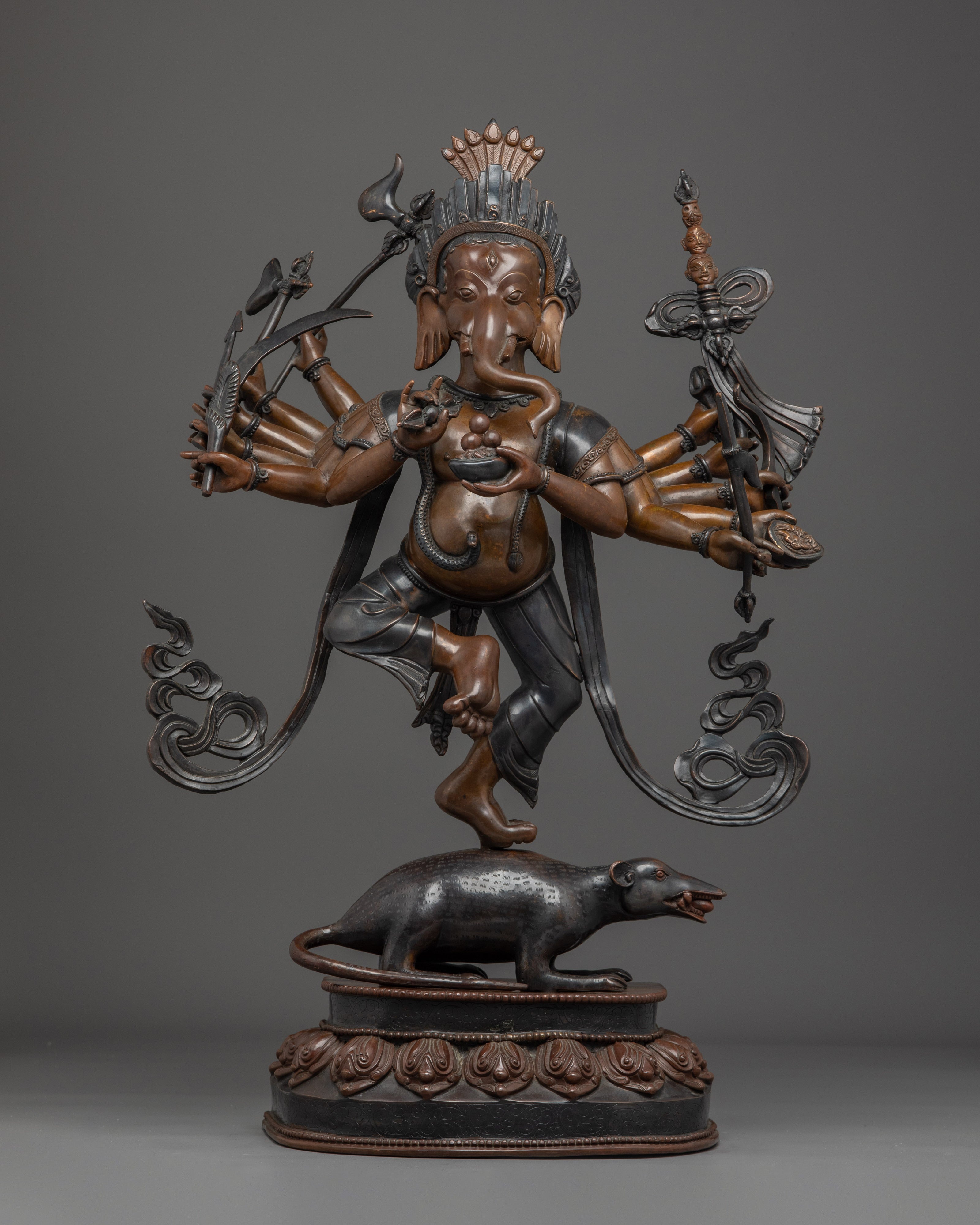 Hindu Wisdom Deity Ganesh Statue
