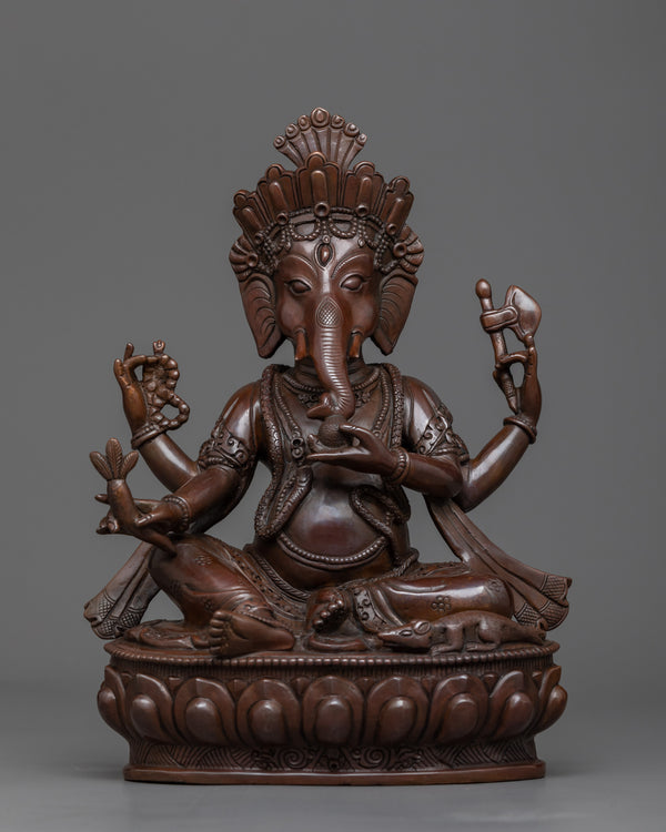 ganesh-oxidized-statue