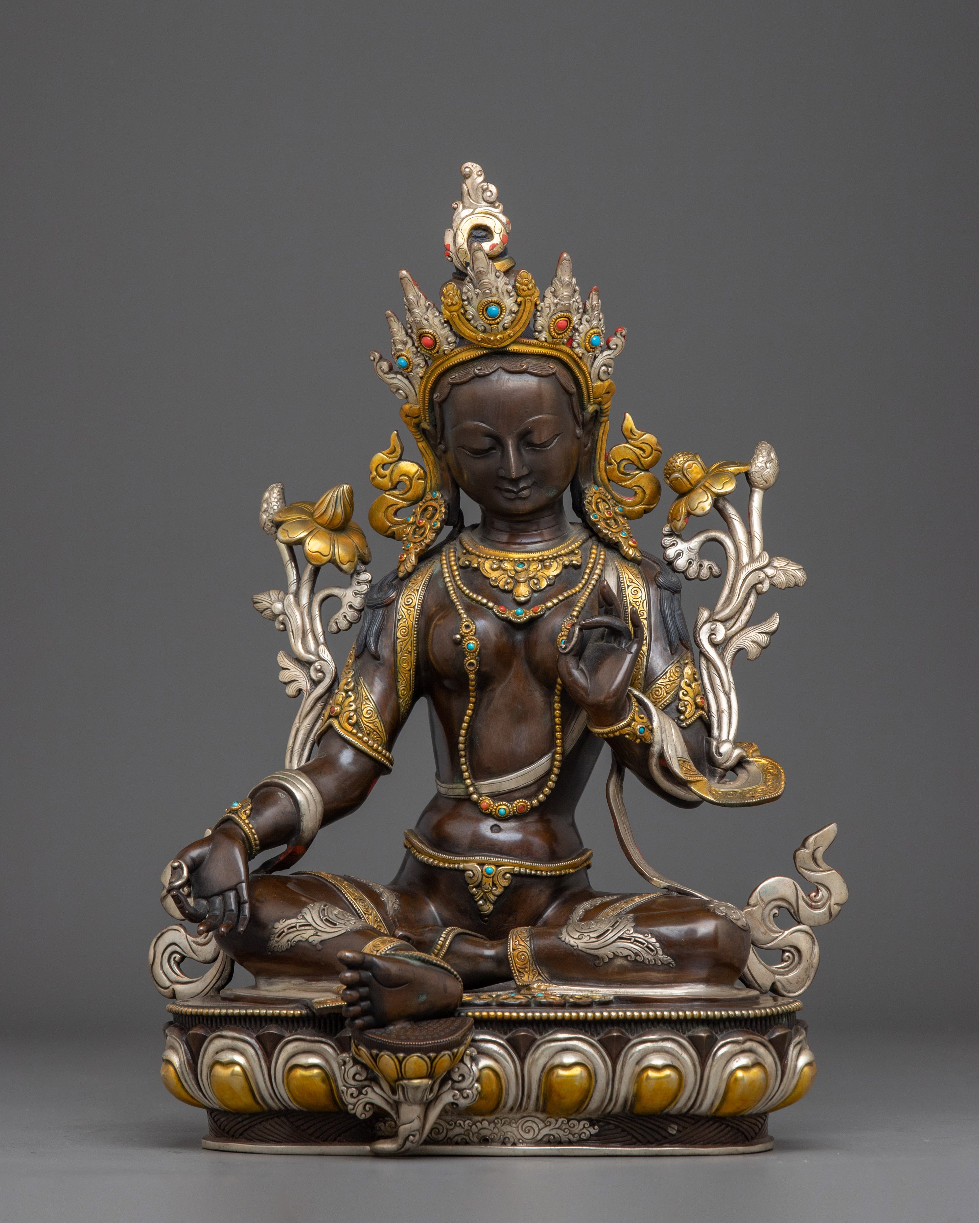 Statue of Green Tara: Mother of Liberation 