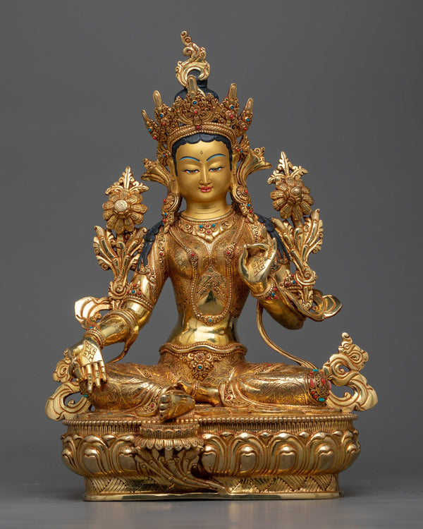 Statue of Bodhisattva Green Tara