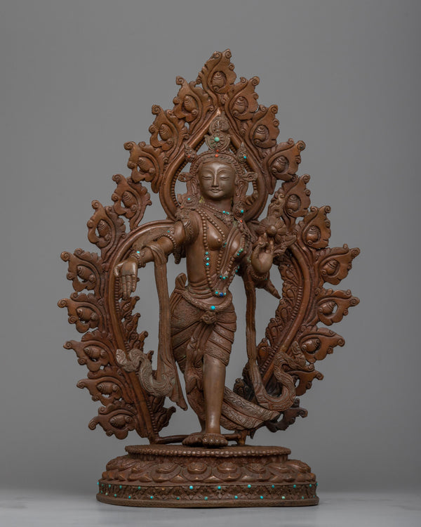 sculpture-of-tibetan-goddess-green-tara
