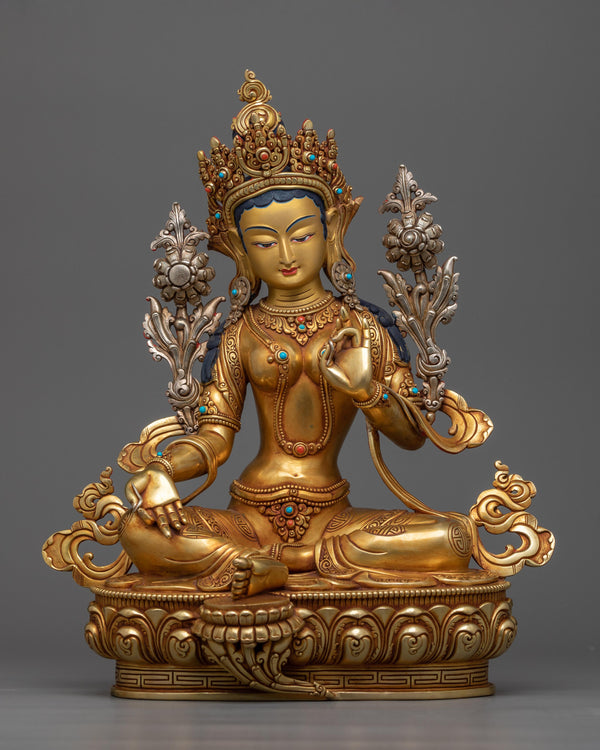 spiritual green-tara-statue