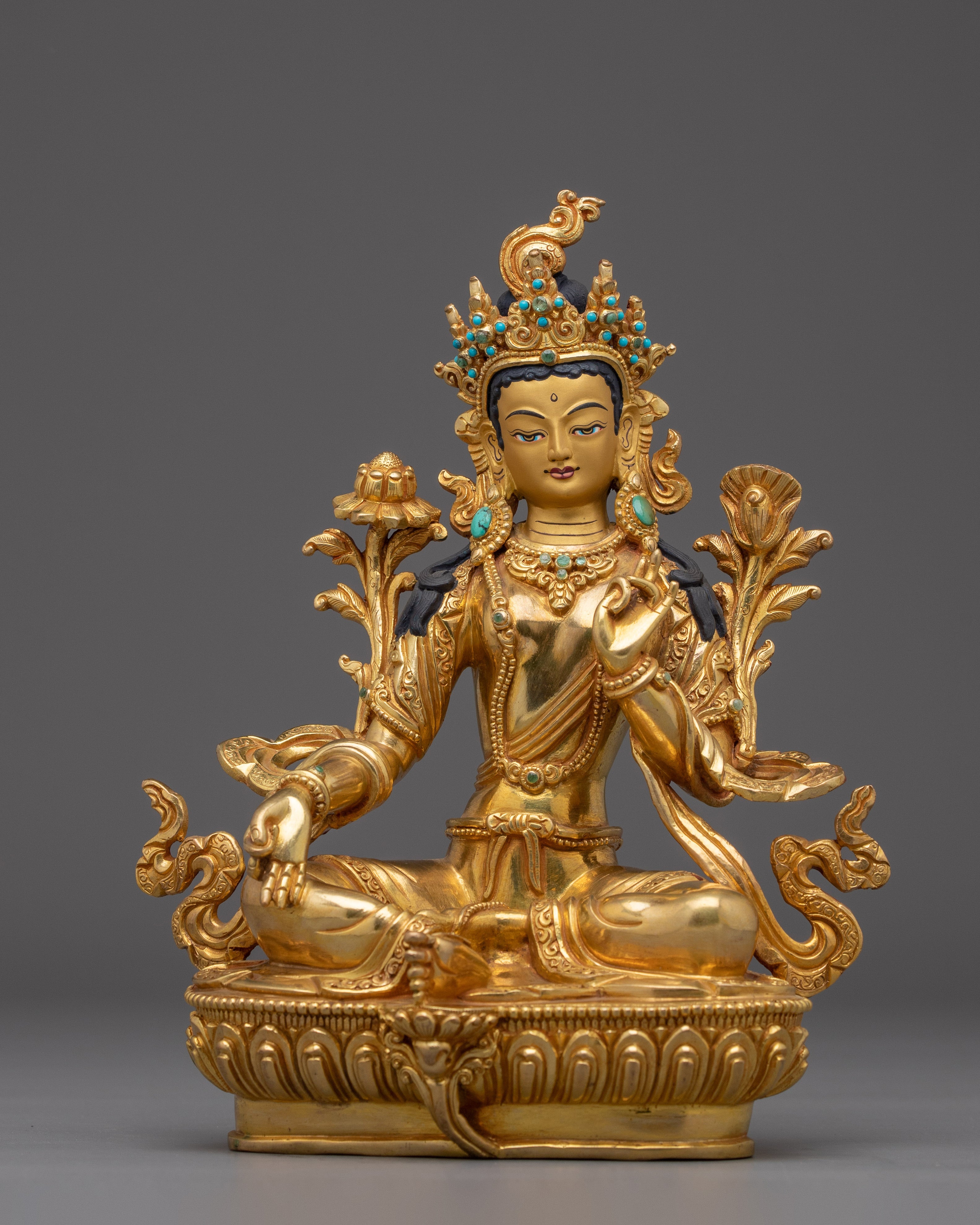 Tibetan Sacred Art of Green Tara