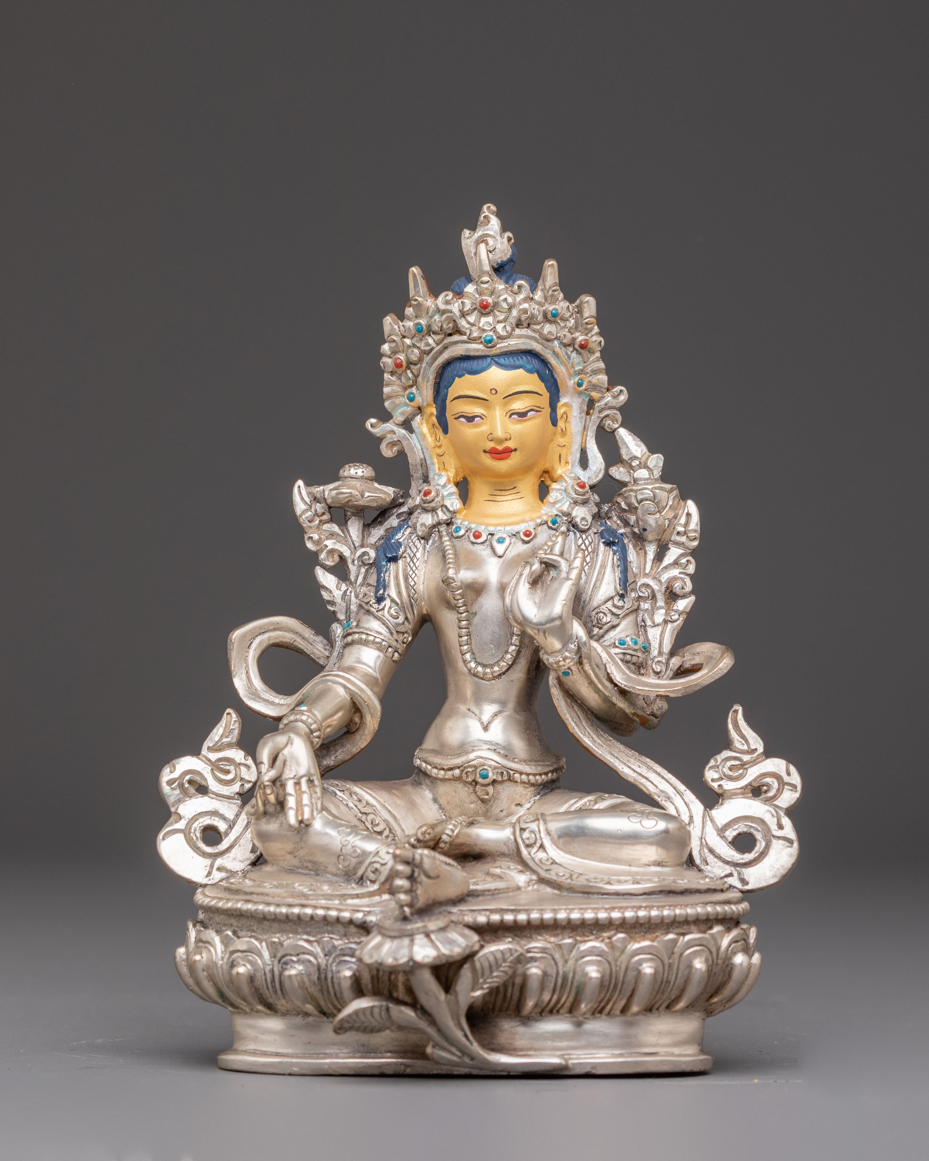 Green Tara, Protector Deity: Nepali handcrafted Art