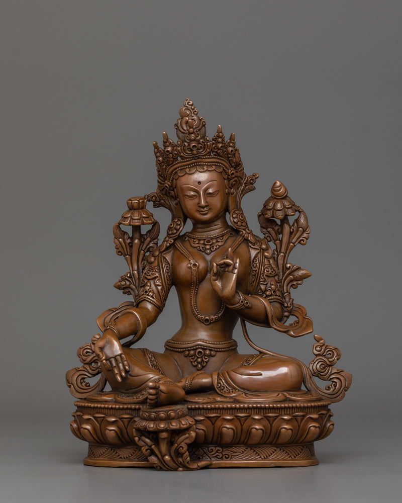 Buddhist Goddess Syamatara Statue