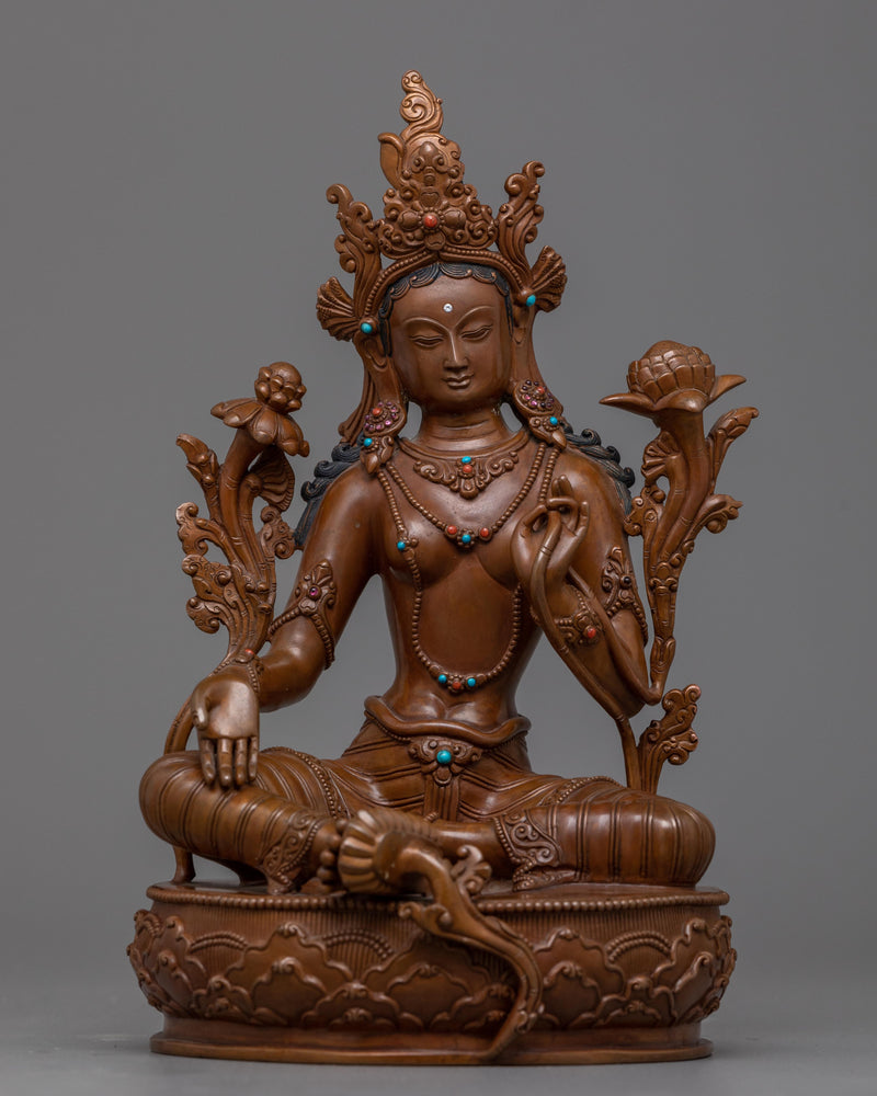 Mother Green Tara Statue