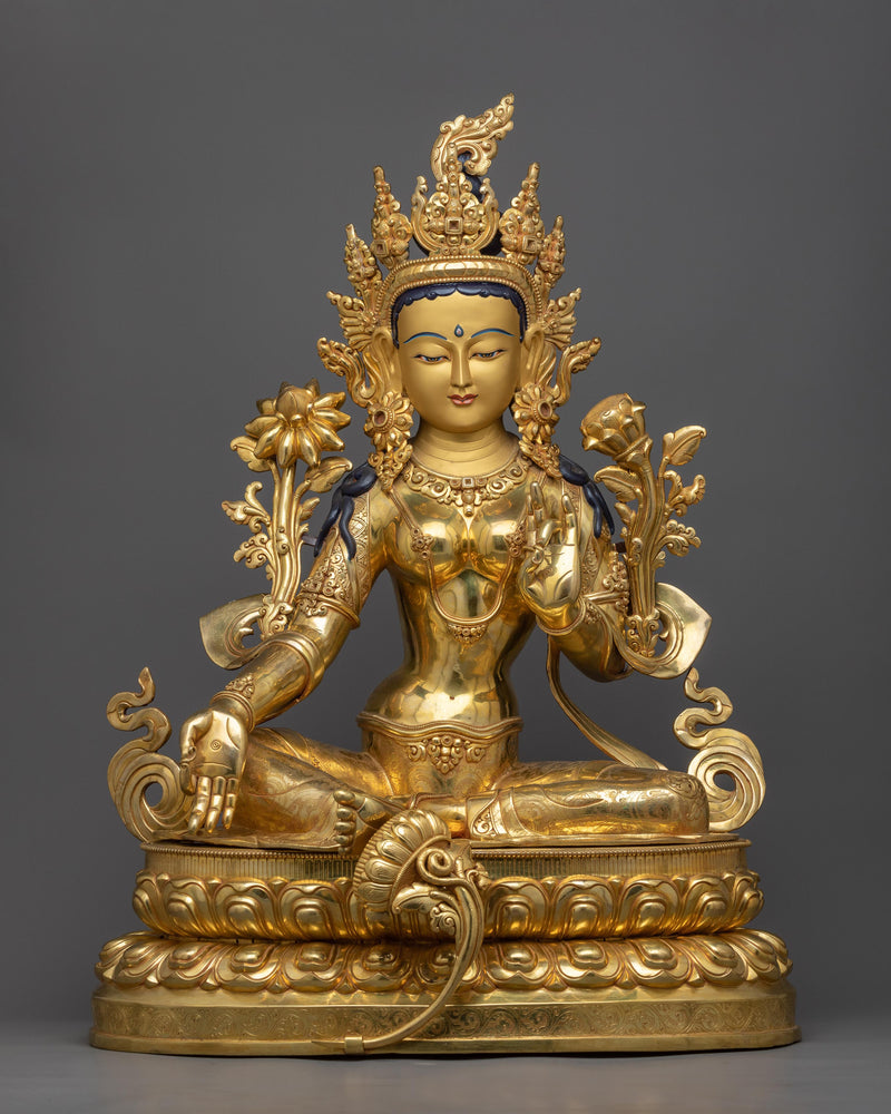 the-green-tara-statue