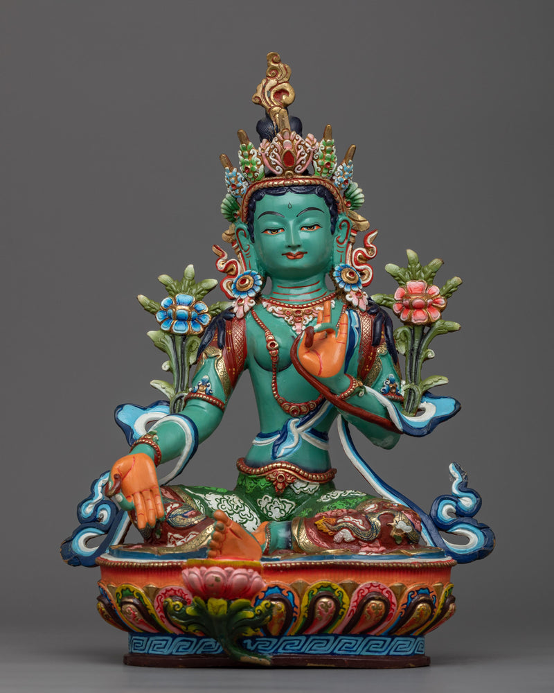  Green Tara Tibet Statue