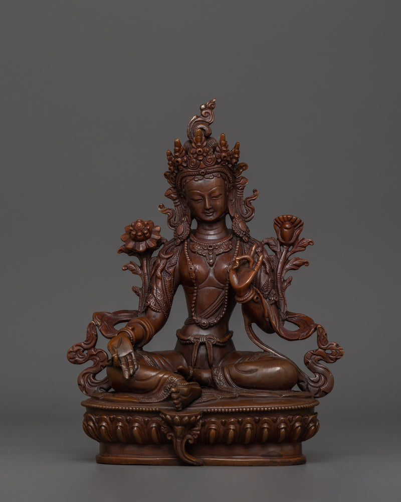 traditional-figurine-of-green-tara