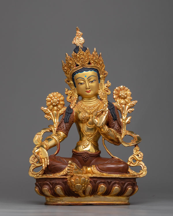 buddhism-green-tara-idol