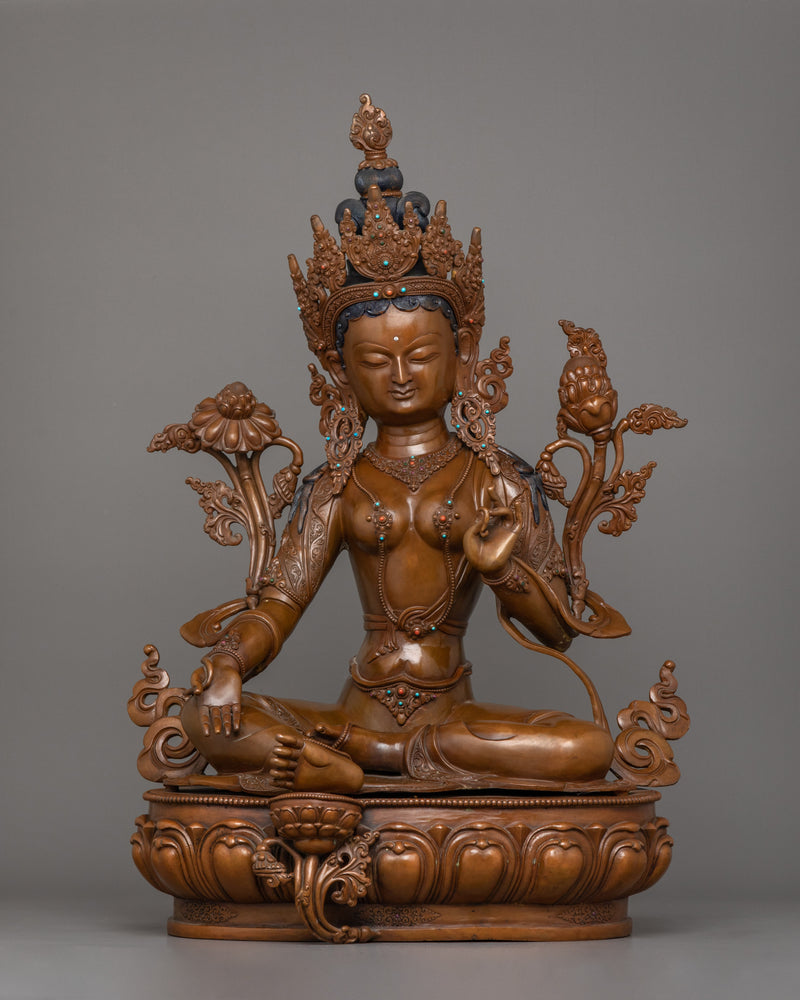 female-bodhisattva-syamatara-sculpture