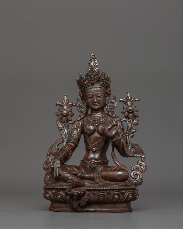 himalayan-statue-of-buddhist-deity-green-tara