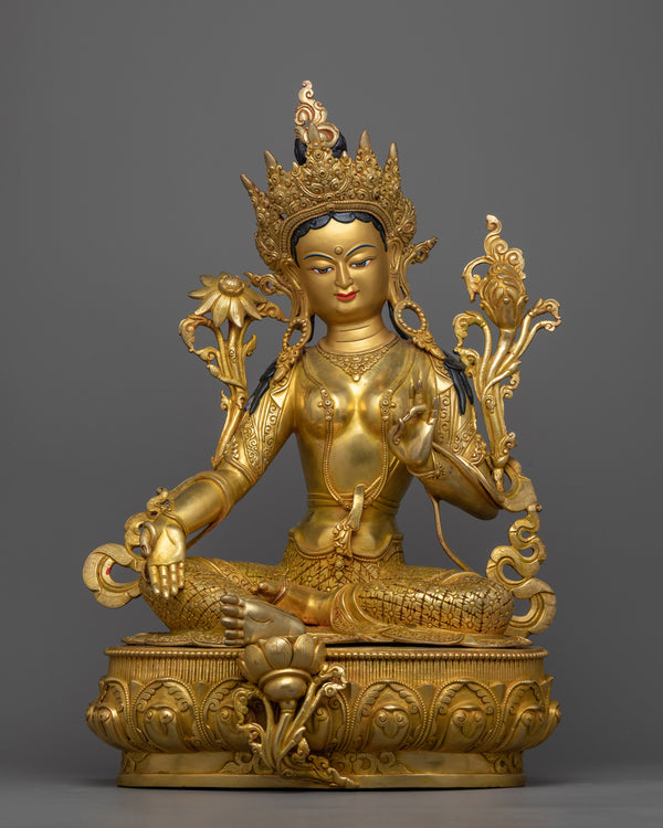 ma green-tara-statuette