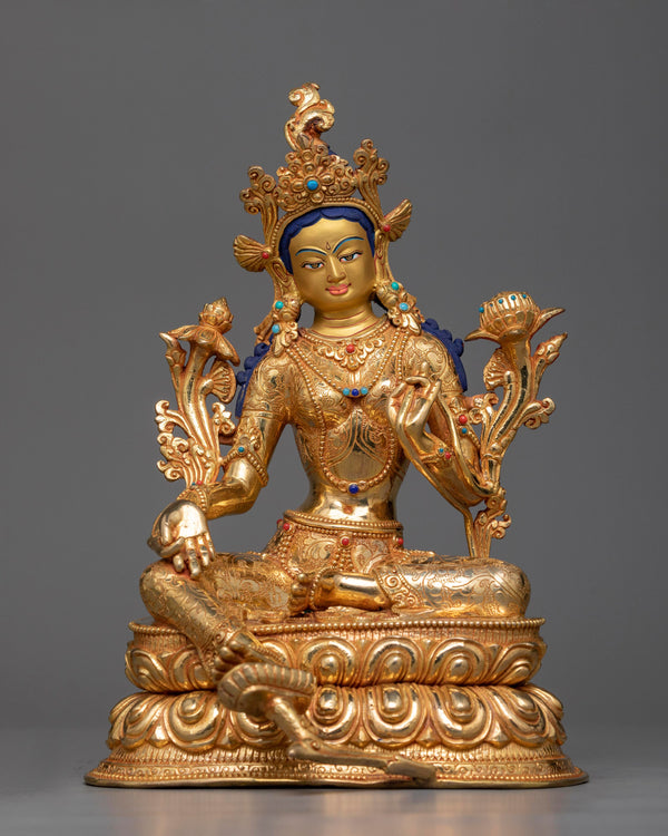 arya green-tara-sculpture