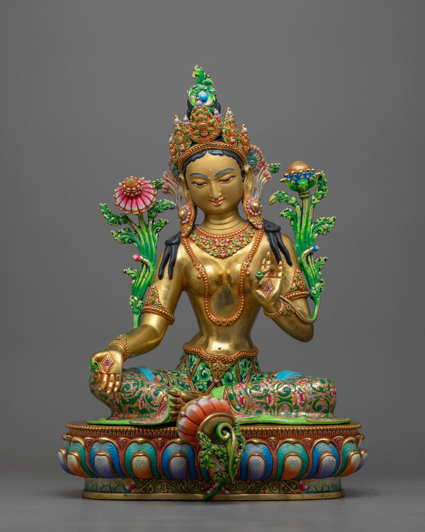 green-tara-spiritual-sculpture